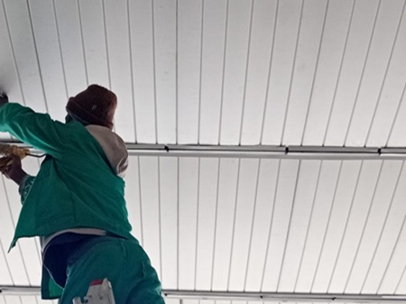 50mm Isoboard XPS Ceilings fitted