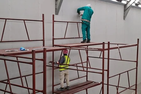 Factory Drywall partitioning